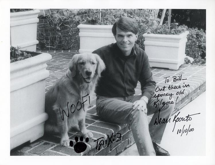 Dean Koontz signed photo (1 of 1)
