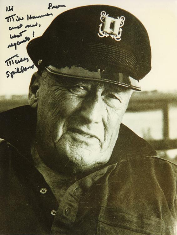Mickey Spillane signed photo (1 of 1)