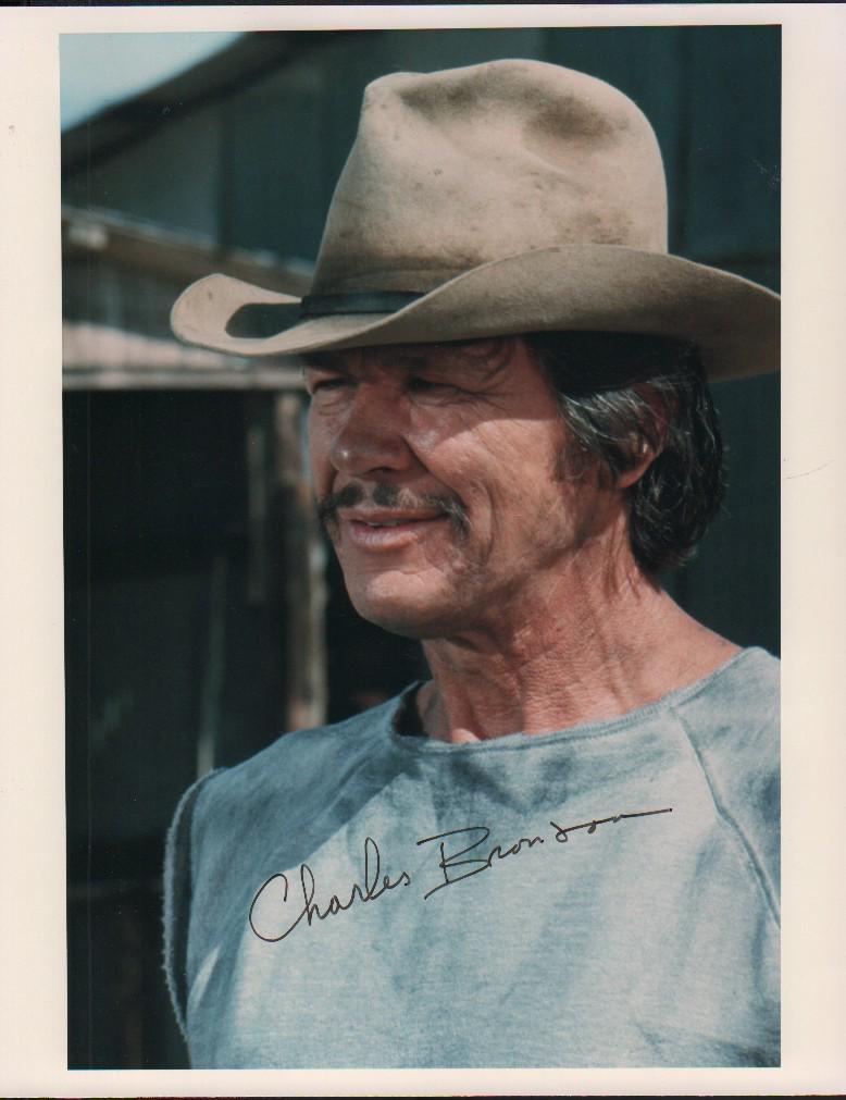 Charles Bronson signed photograph (1 of 1)