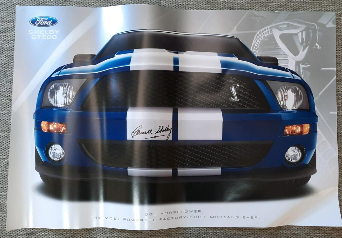 Carroll Shelby Mustang poster (1 of 1)