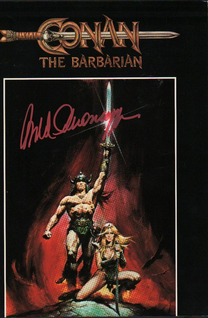 A premiere original program signed later in red paint (1 of 1)