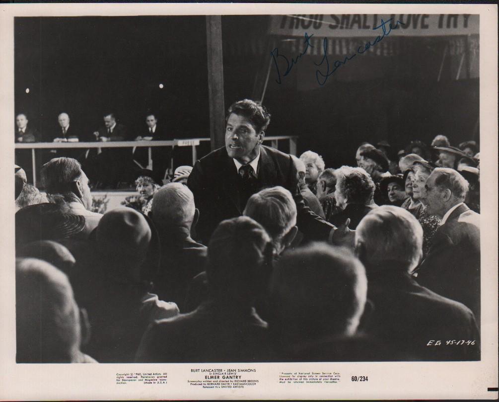From his AA winning performance in Elmer Gantry signed (1 of 1)
