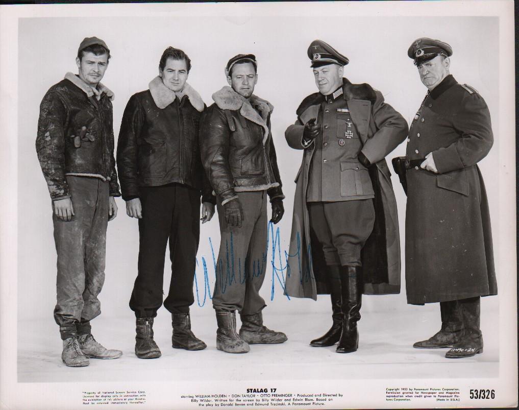 Rare original Stalag 17 photo signed by lead actor (1 of 1)