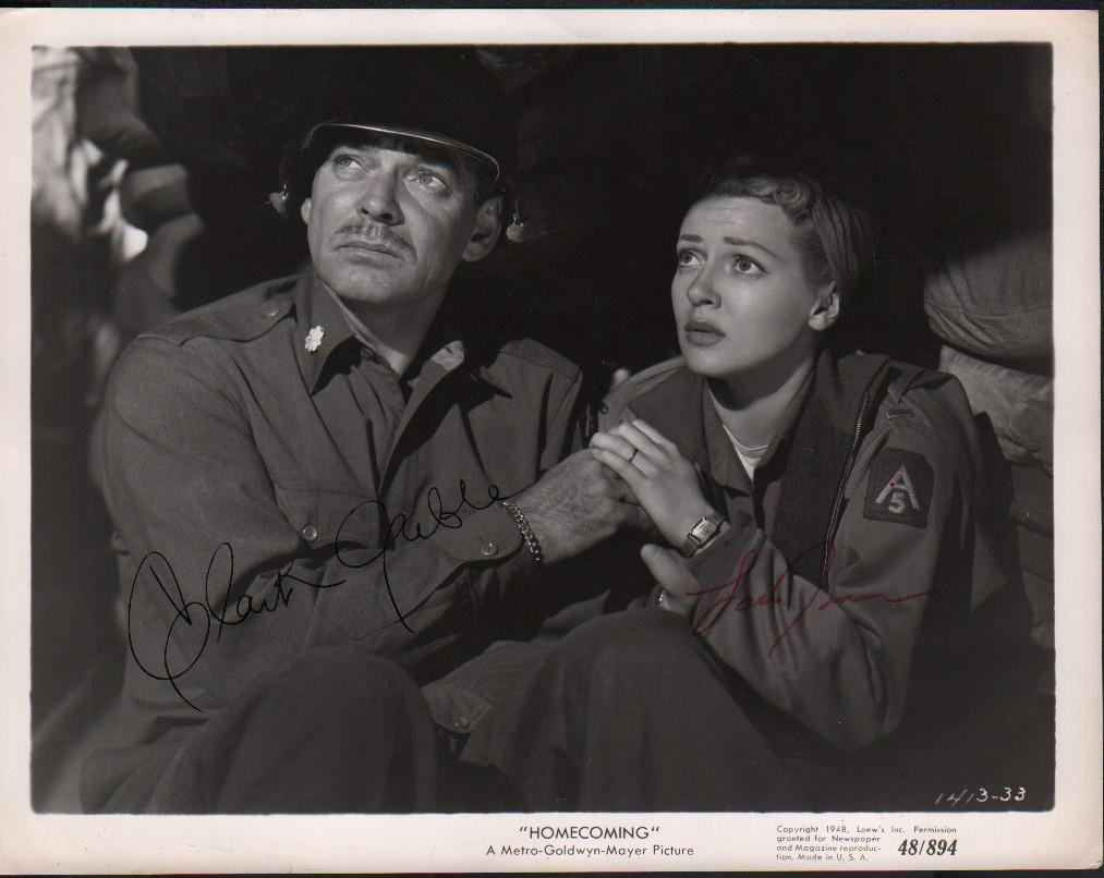 AN original 1948 still from the film Homecoming signed (1 of 1)