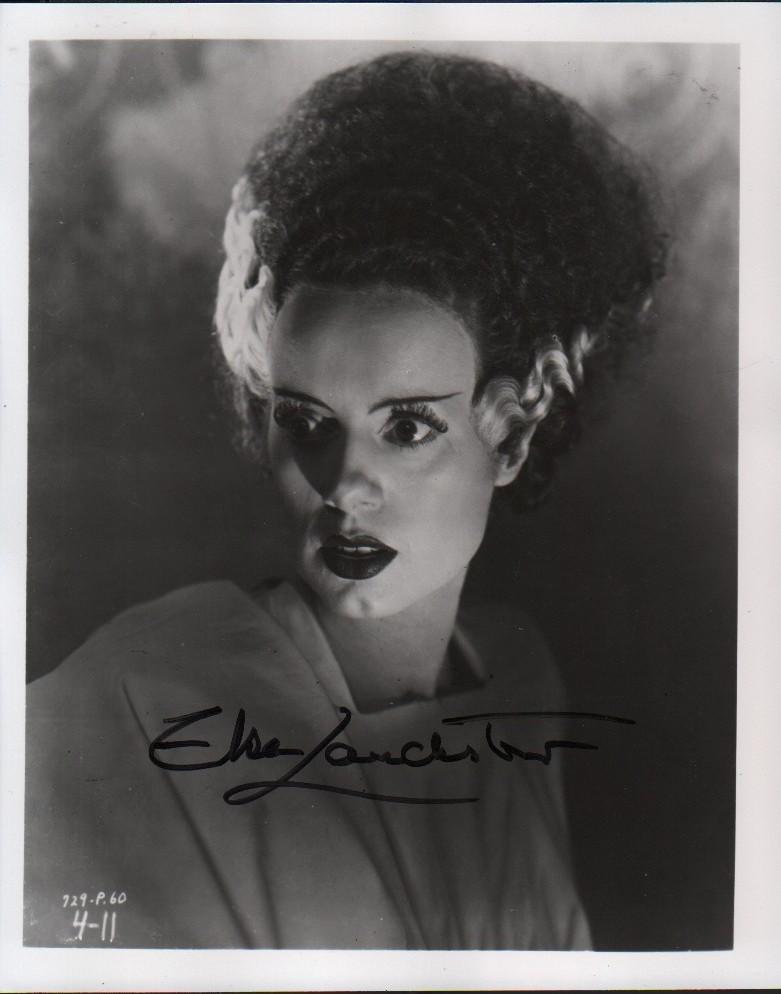 Nice Bride of Frankenstein signed bw 8x10 by the star (1 of 1)