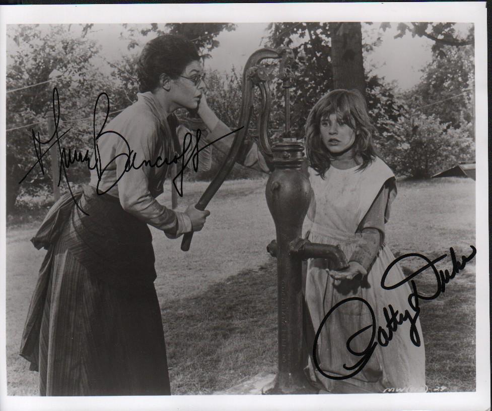 A scene from the important film signed by both Stars: A scene from the important film signed by both Stars Anne Bancroft and Patty Duke with COA