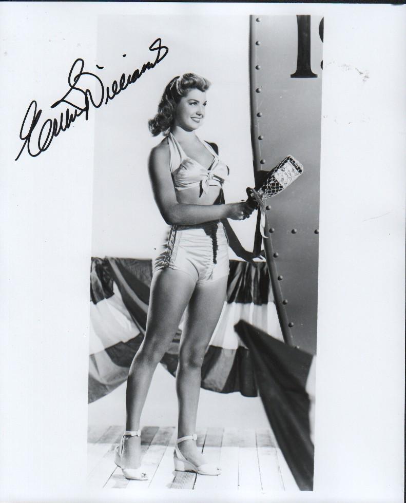 A sexy in swimsuit signed 8x10 by the Million Dollar: A sexy in swimsuit signed 8x10 by the Million Dollar Mermaid with COA