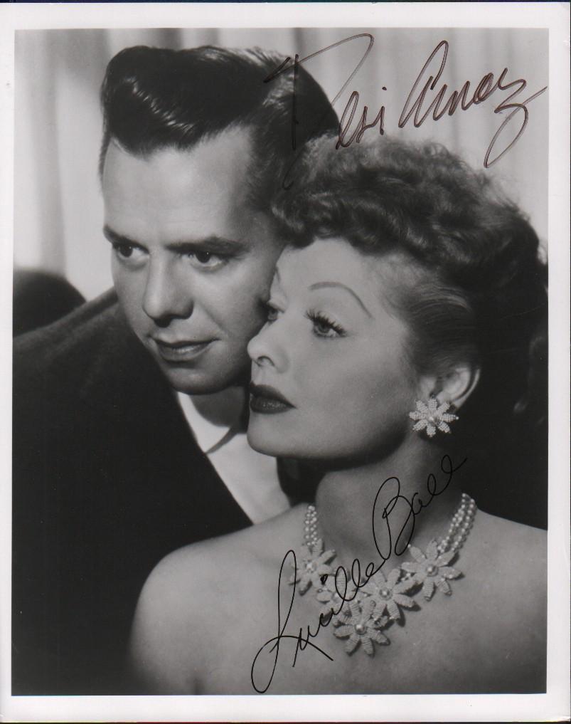 A gorgeous image of the two legends signed by both Desi (1 of 1)