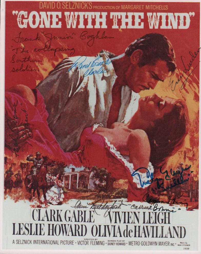 A rare color 8x10 of the fmaous poster shot signed by (1 of 1)