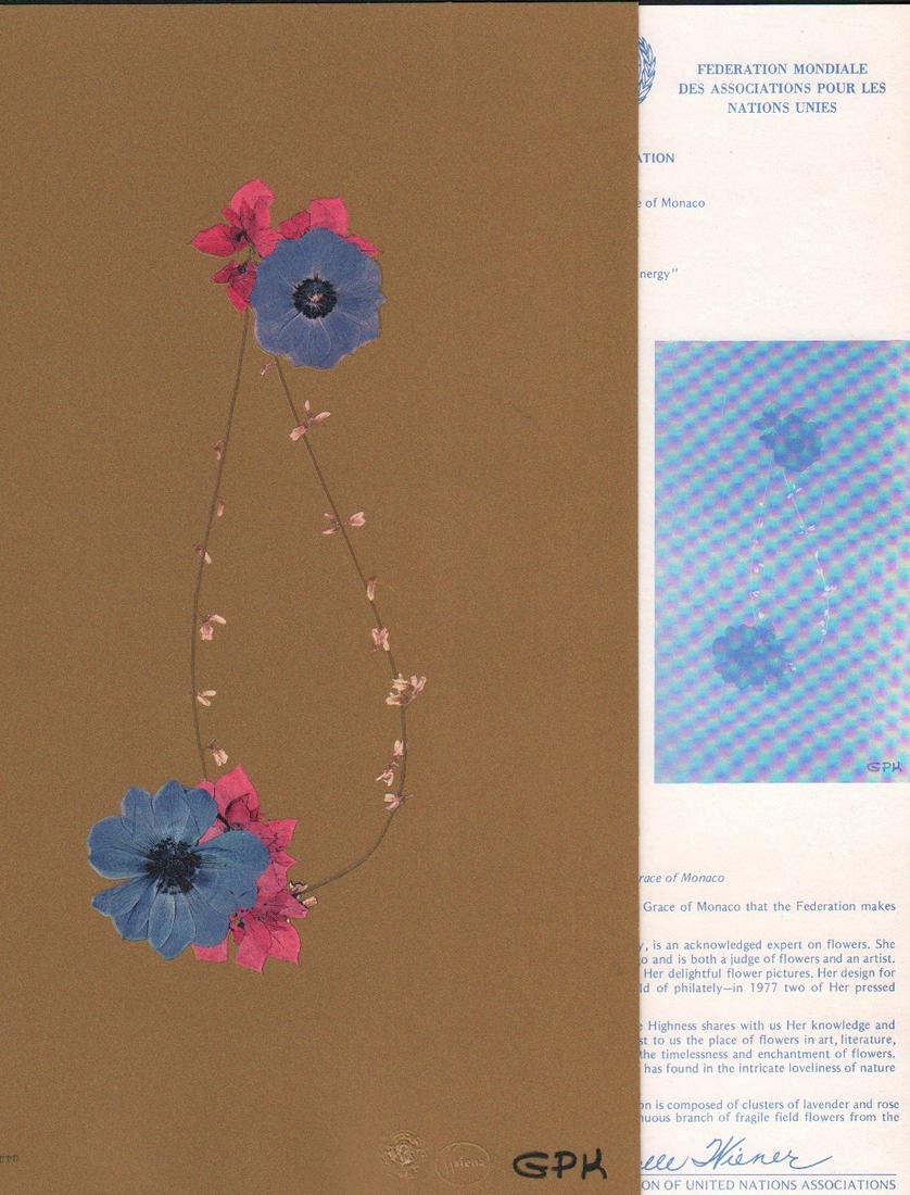 A pressed flower art piece done for a charity in the (1 of 1)