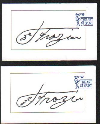 Joe Frazier signatures (1 of 1)
