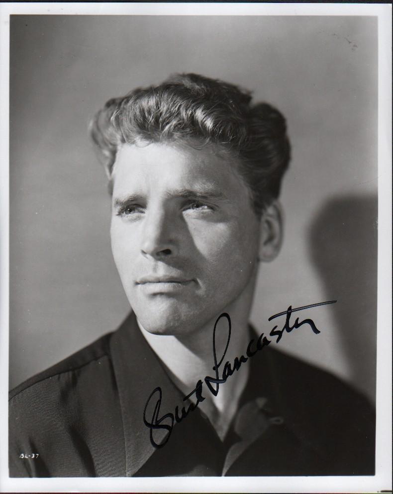 Burt Lancaster signed photograph (1 of 1)