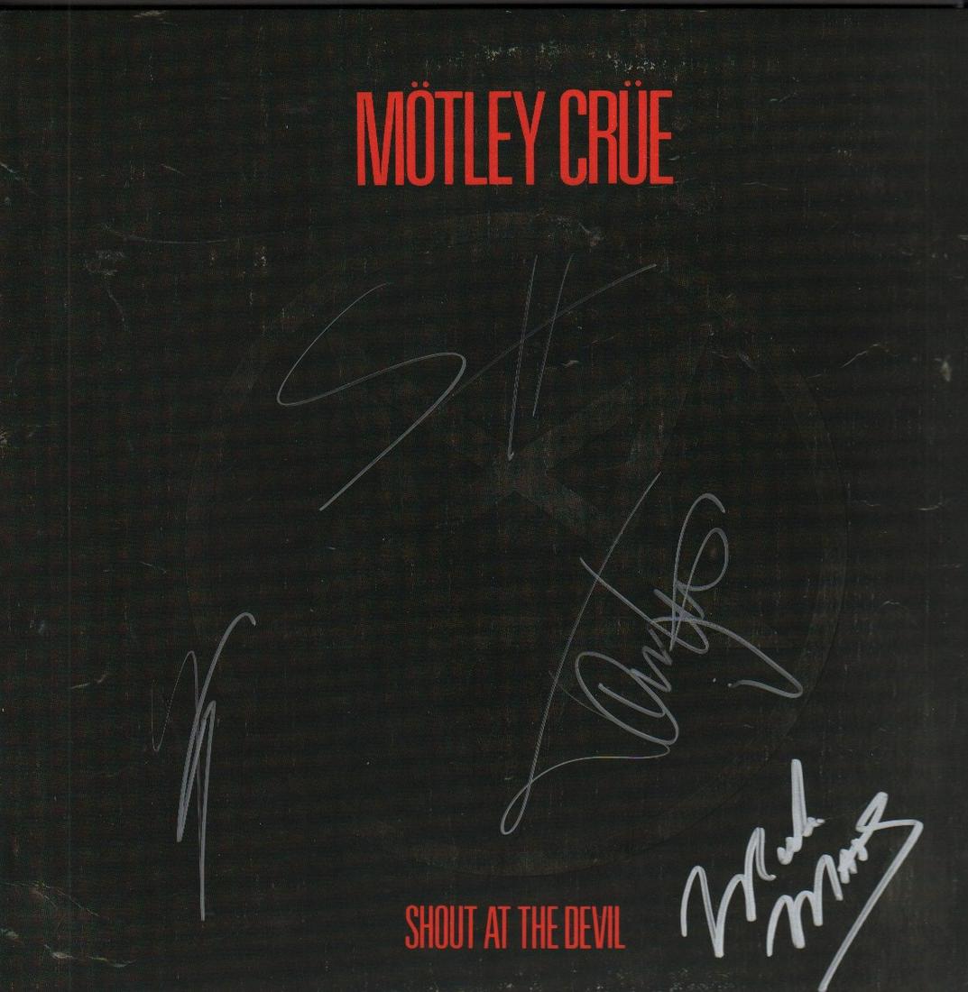 Motley Crue LP signed (1 of 1)