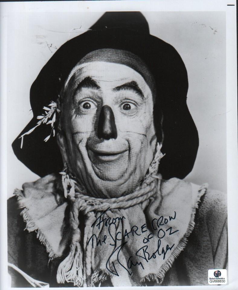 Ray Bolger Scarecrow of Oz signed photo (1 of 1)