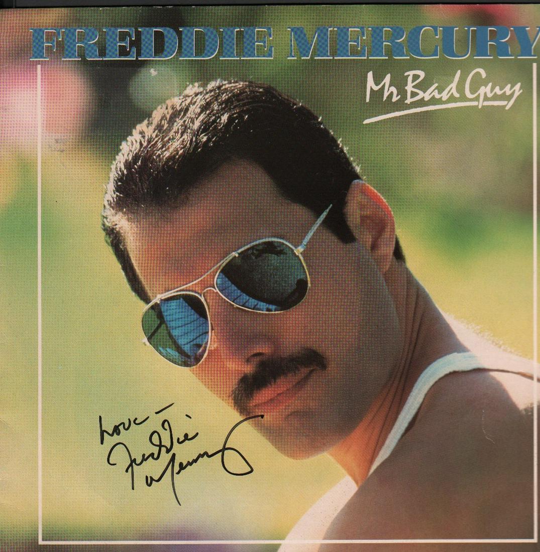 Freddie Mercury Queen Signed Lp