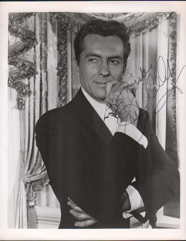 Jack Kelly Maverick signed photo: An original release 8x10 from the TV series Maverick signed in fountain pen ink by Kelly with COA
