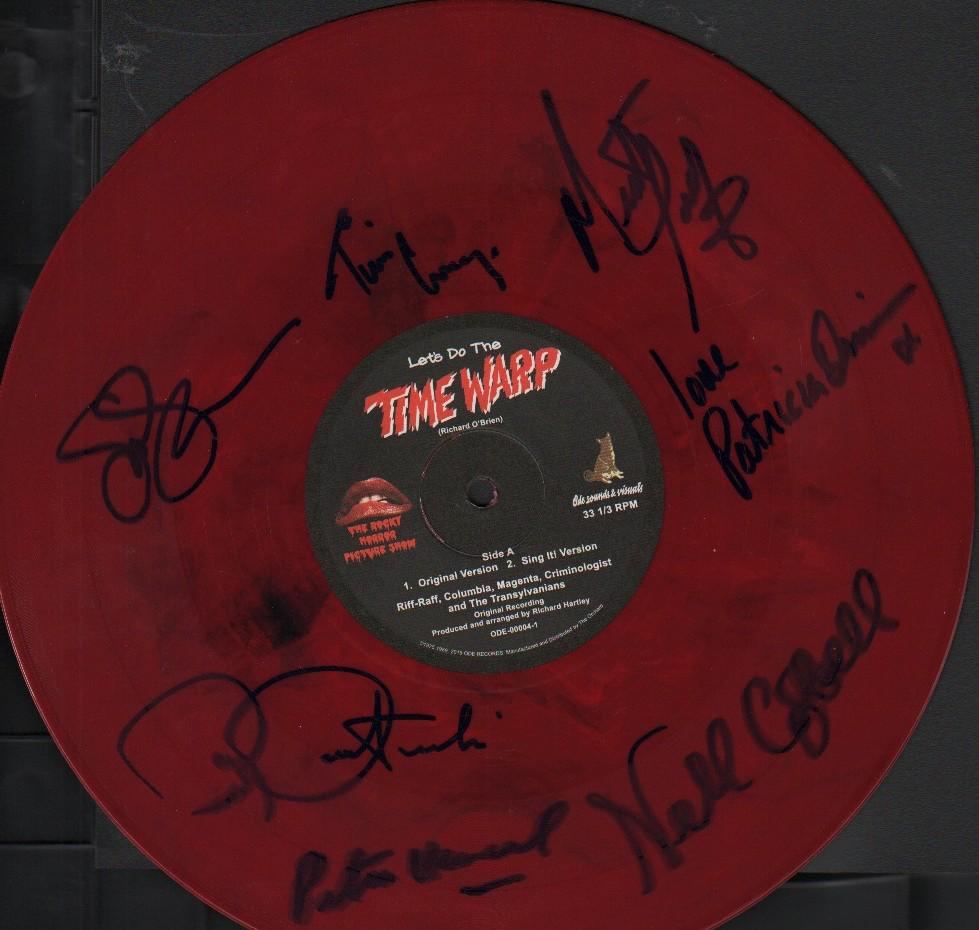 Rocky Horror picture disc cast signed (1 of 1)