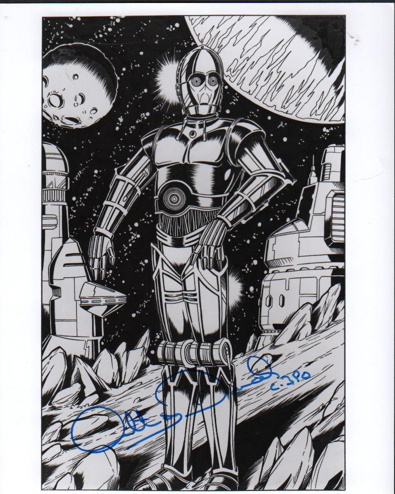 Anthony Daniels signed photo (1 of 1)