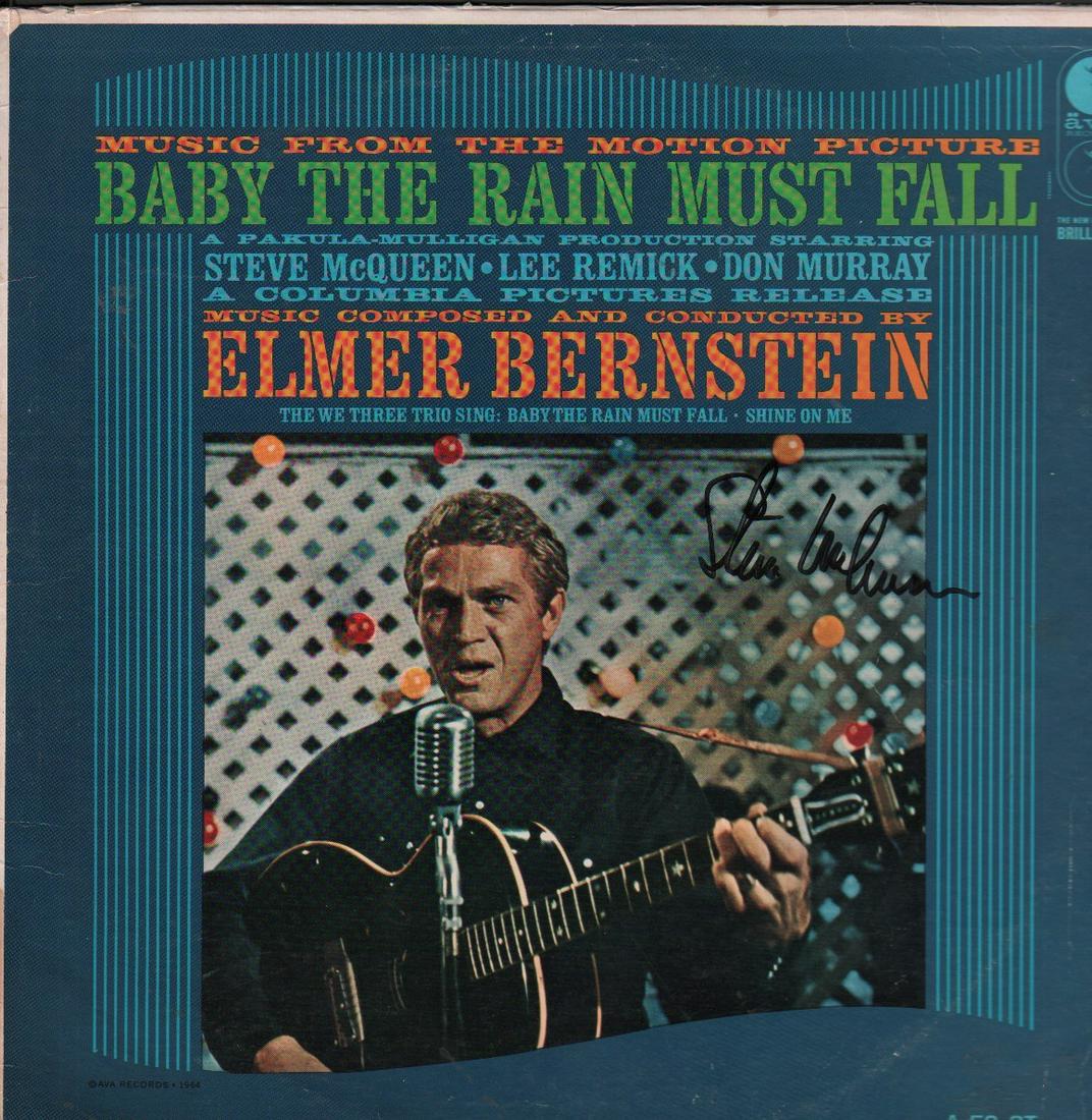 Steve McQueen signed LP (1 of 1)