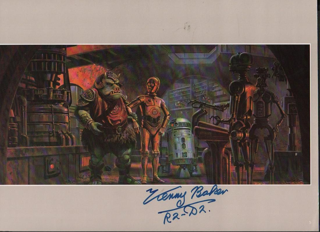 Kenny Baker signed 11x17 print (1 of 1)