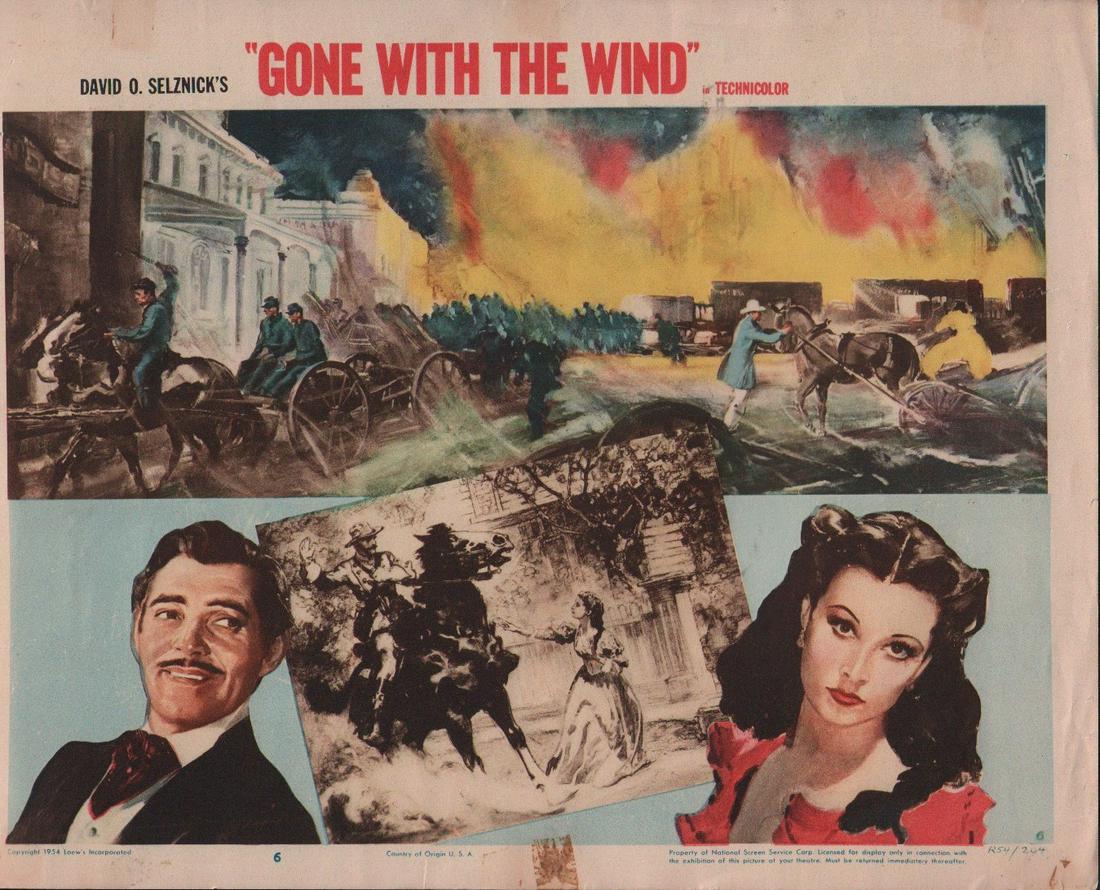 Gone with the Wind original lobbycard (1 of 1)