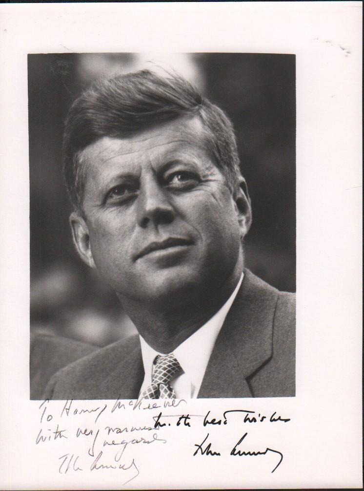 John F Kennedy signed photo (1 of 1)