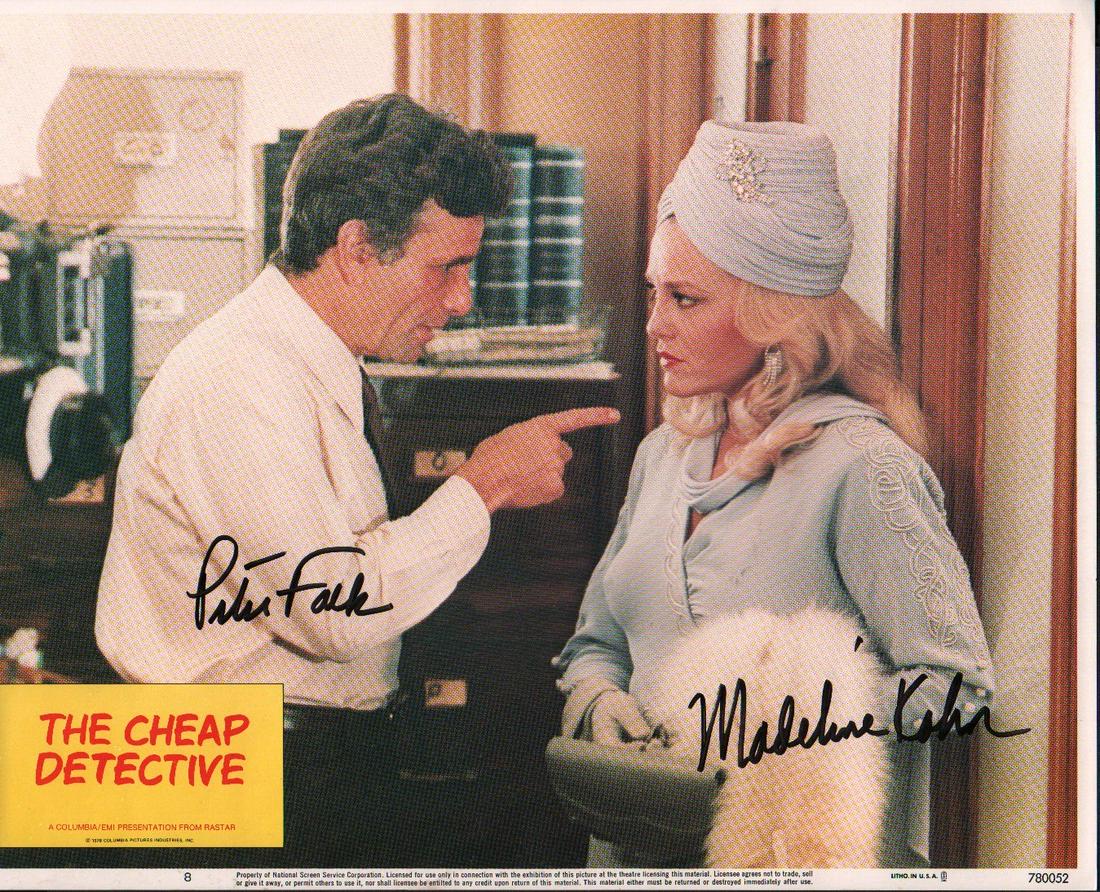 The Cheap Detective lobby card signed (1 of 1)