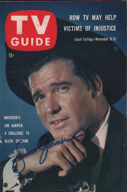 James Garner signed TV Guide (1 of 1)