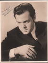 Orson Welles signed photograph
