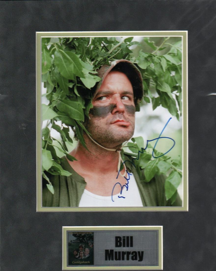 Bill Murray Caddyshack signed photo matted (1 of 1)