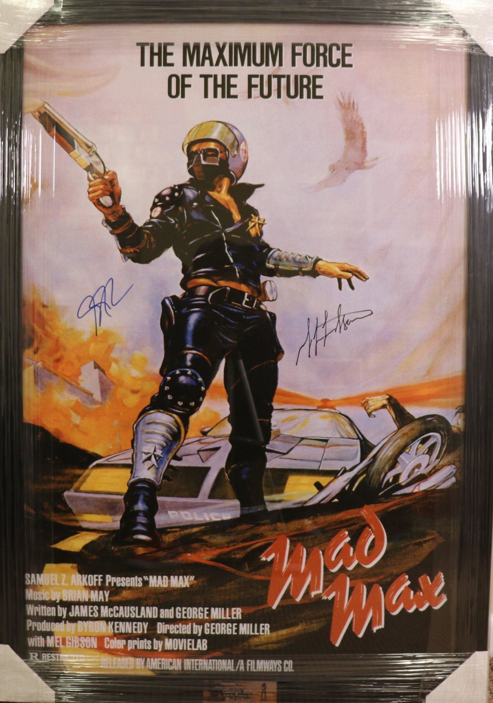 Mad Max movie poster framed (1 of 1)
