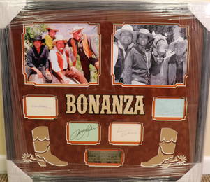 Bonanza ensemble framed TV series