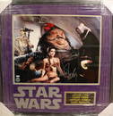 Star Wars Jabbas Throne room signed and framed
