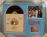 QUEEN signed framed LP