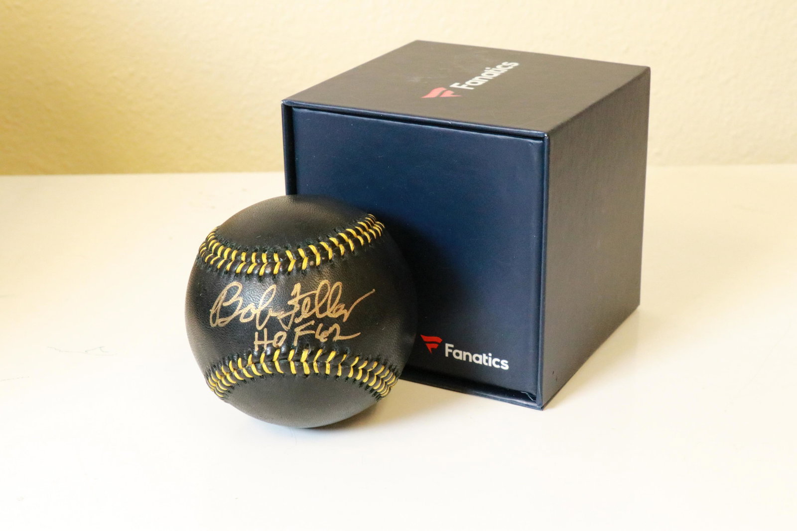 Bob Feller Fanatics signed baseball (1 of 1)