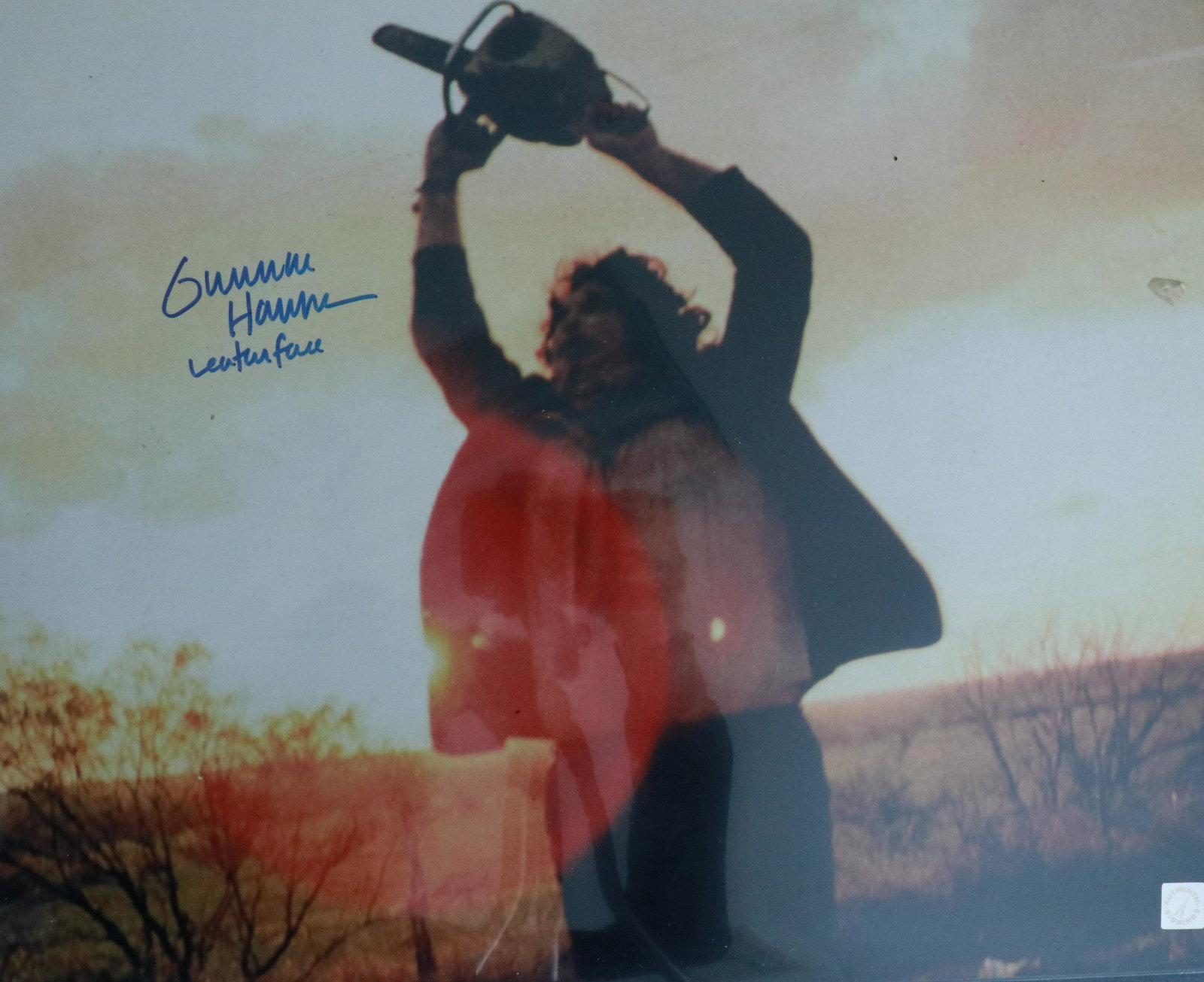 Gunner Hannsen Leatherface signed large 16x20 (1 of 1)