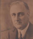 Franklin D Roosevelt rare signed photograph