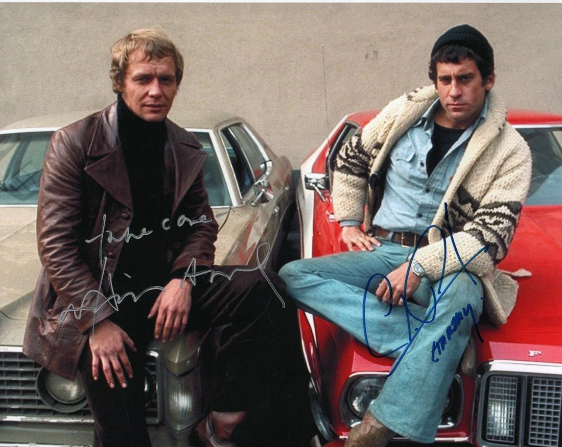 Starksy and Hutch signed 11x14 by both stars Glaser and (1 of 1)