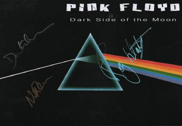 Pink Floyd signed photograph