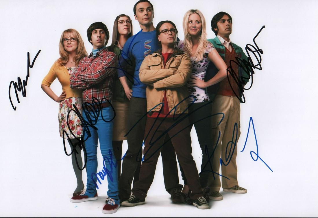 Big Bang Theory cast signed photograph (1 of 1)