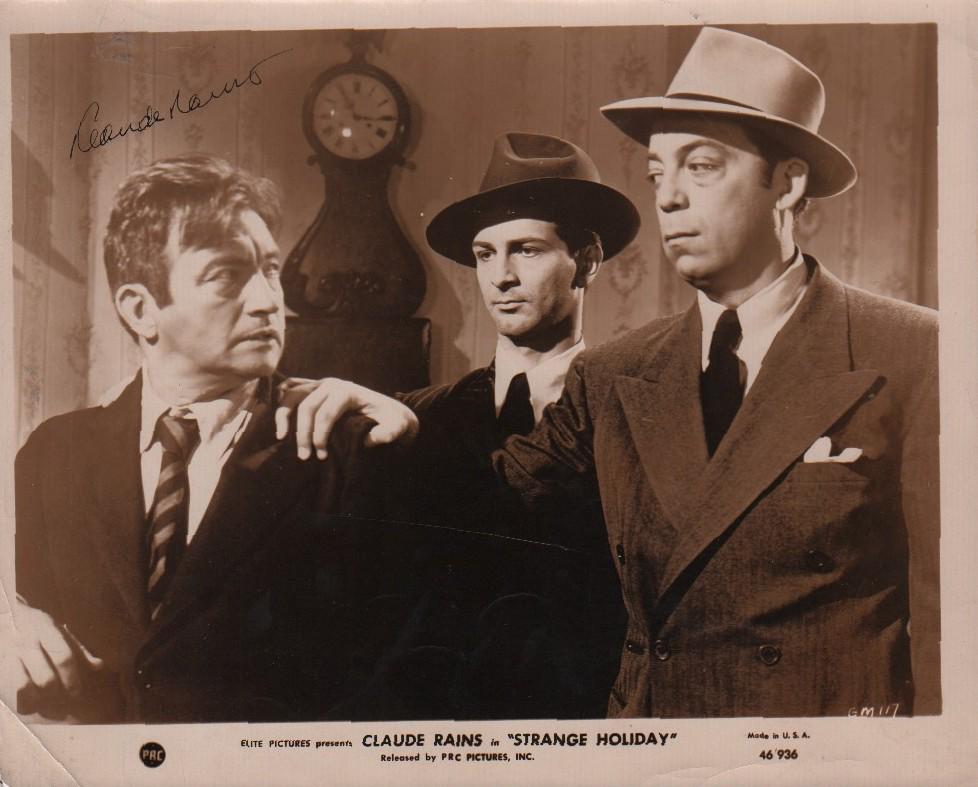 Claude Rains vintage signed photograph (1 of 1)