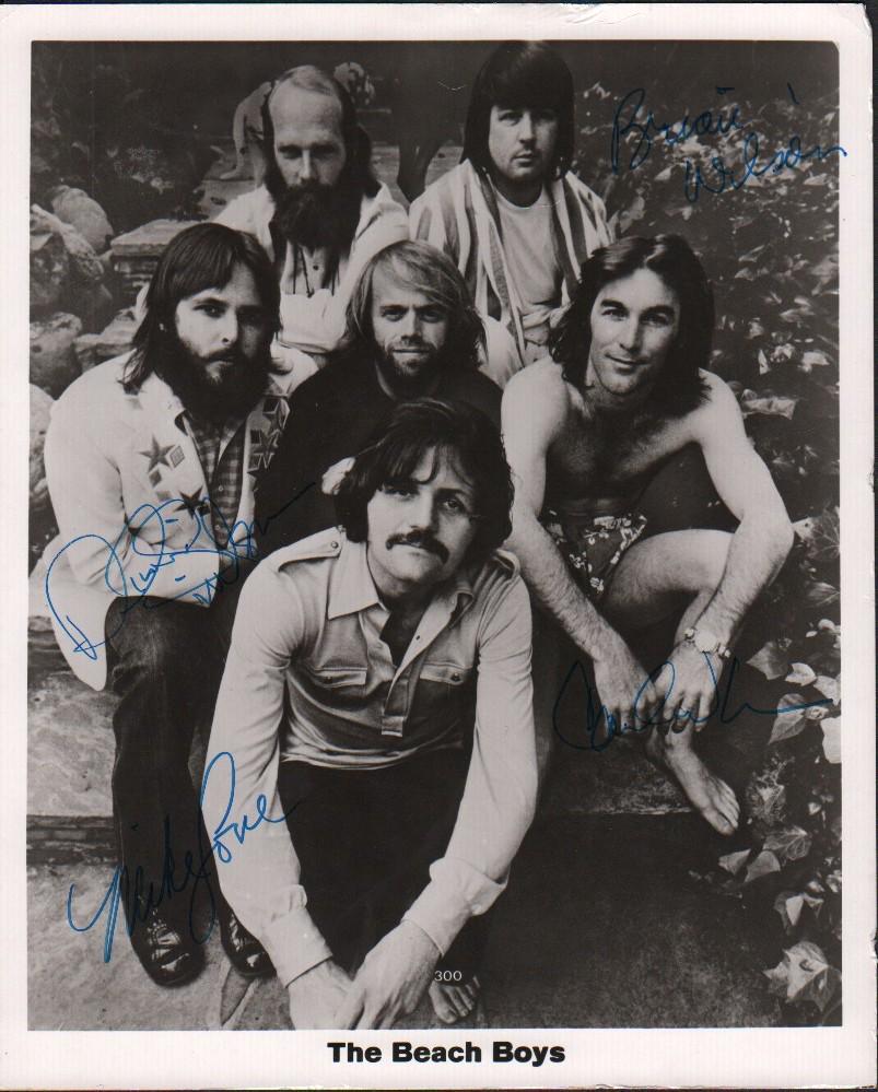 Beach Boys vintage signed 8x10 by band (1 of 1)