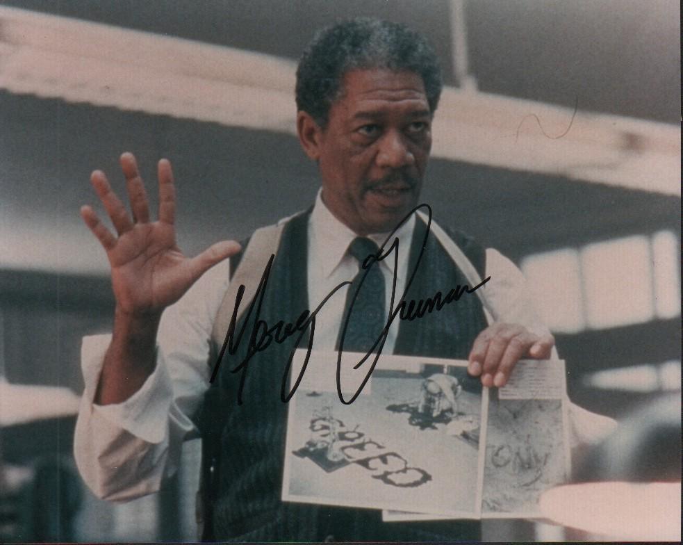 Morgan Freeman signed photograph (1 of 1)