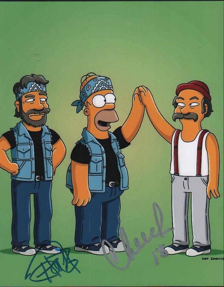 Cheech N Chong signed photograph (1 of 1)