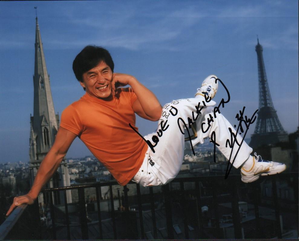 Jackie Chan scarce signed photograph (1 of 1)