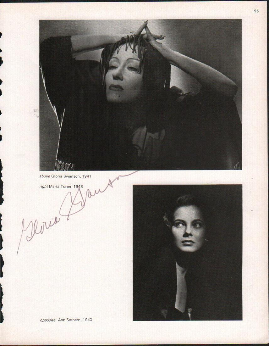 Gloria Swanson signed photograph (1 of 1)
