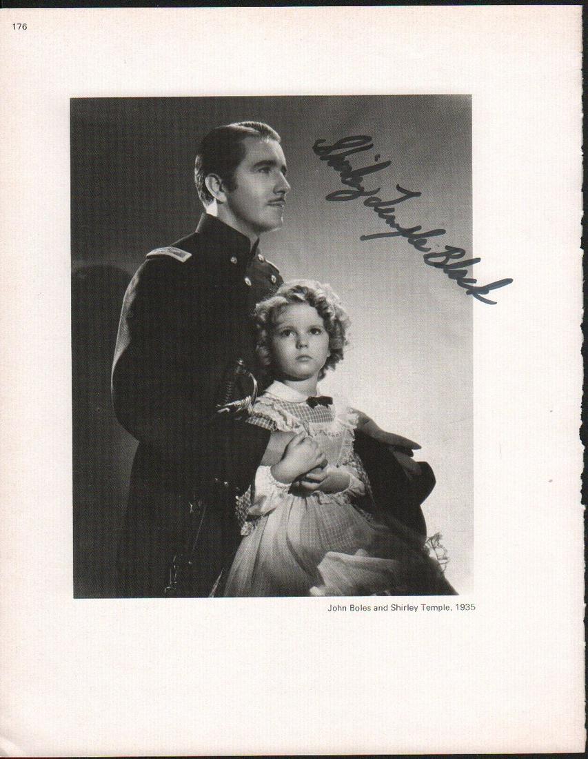 Shirley Temple signed photograph (1 of 1)