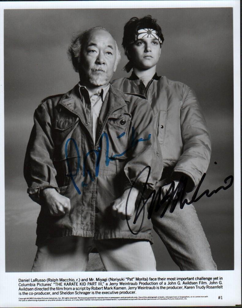 Karate Kid cast signed photograph (1 of 1)