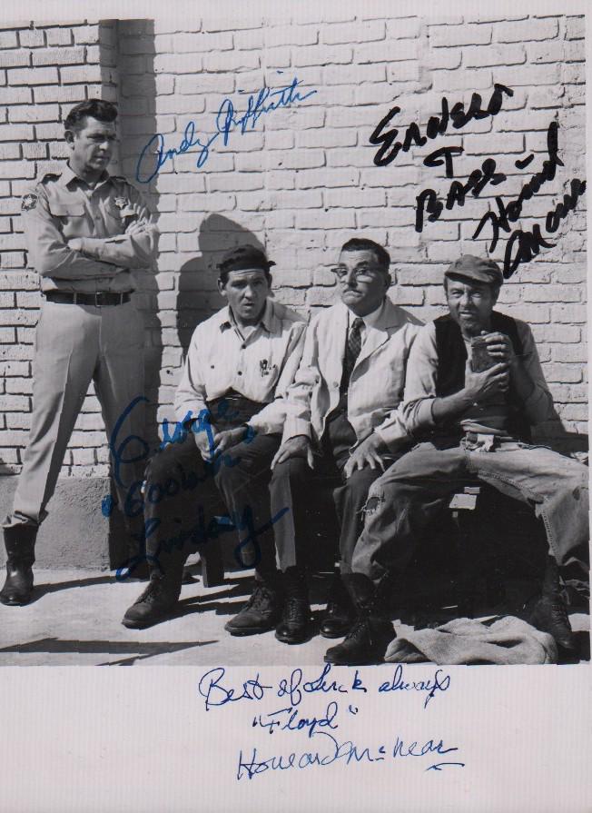 Andy Griffith Show extremeley rare cast signed photograph (1 of 1)