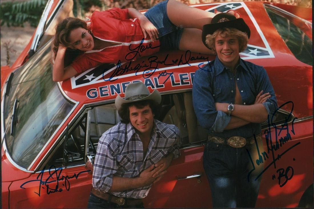 Dukes of Hazzard cast signed 11x14 photograph (1 of 1)